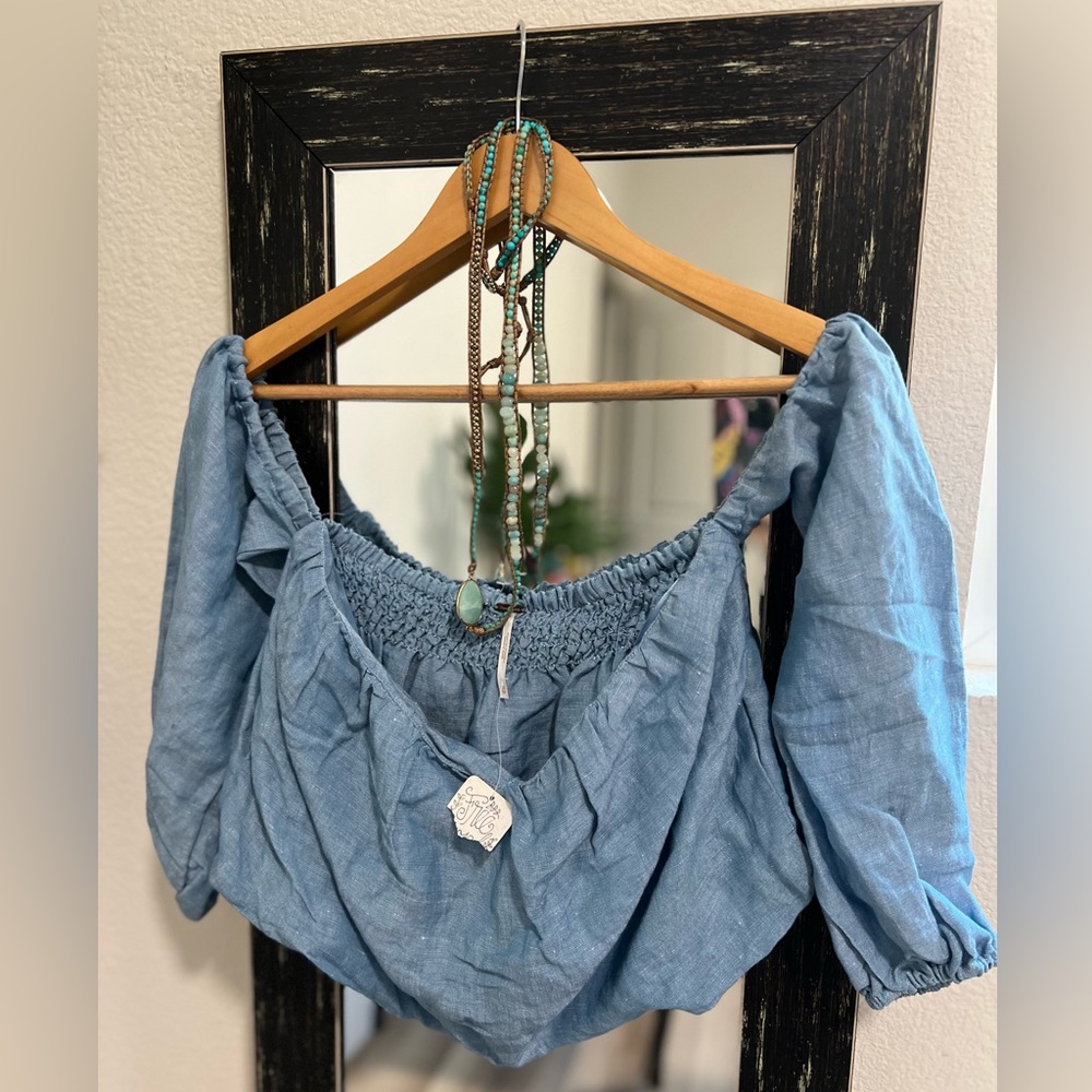 FREE PEOPLE Off Shoulder Top